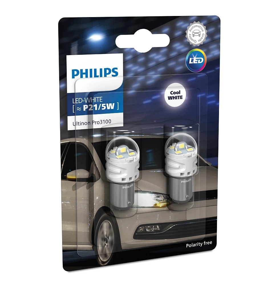 LED Philips P21/5W PRO3100 Κωδικος 11499CU31B2 Τιμή Σετ: 25 ευρώ