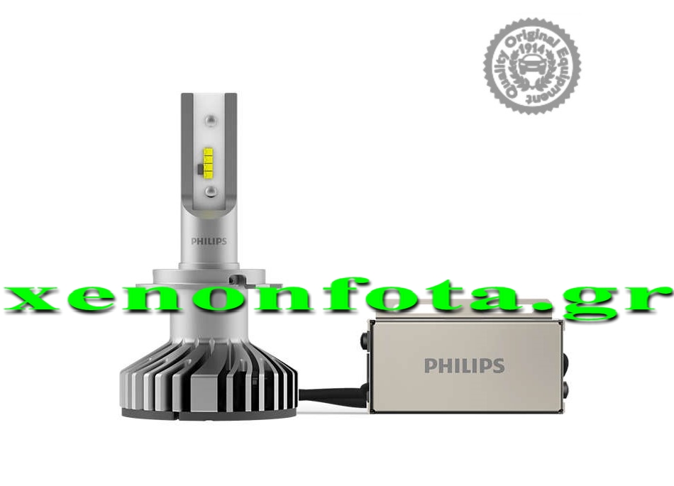 Philips X-treme Ultinon +200% H7 50W 12V 3520 Lumen ZES(Philips) LED Κωδικός 12985BWX2