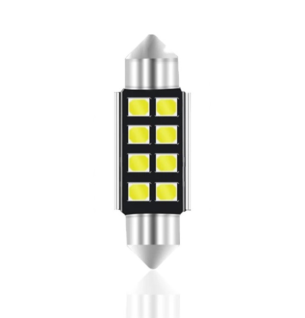 LED Σωληνωτό 36mm CANBUS Λευκό φως 12V Κωδικός XF236