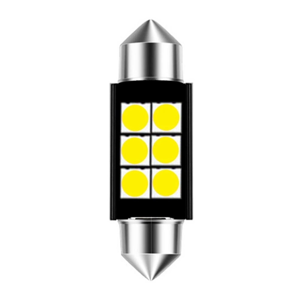 LED Σωληνωτό 41mm CANBUS Λευκό φως 12V Κωδικός XF237