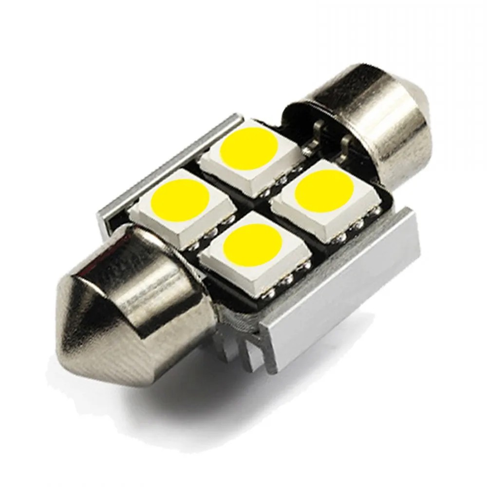 LED Σωληνωτό 36mm CANBUS Λευκό φως 12V Κωδικός XF240