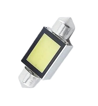 LED Σωληνωτό 36mm CANBUS Λευκό φως 12V Κωδικός XF241