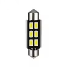 LED Σωληνωτό 41mm CANBUS Λευκό φως 12V Κωδικός XF242