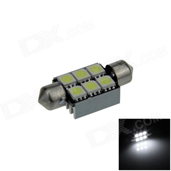 Led Canbus Σωληνωτό 6 SMD White 39mm