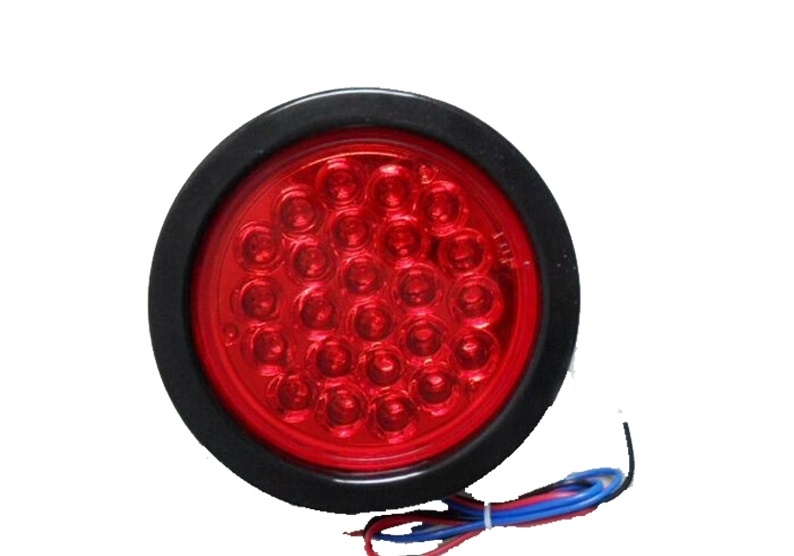 Φωτιστικό σώμα δυνατό 12 LED κόκκινο χρώμα STOP 12-24 Volt