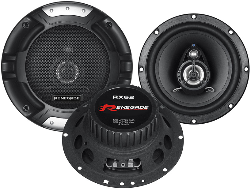 Ηχεία Renegade RX62 3 δρόμων 6.5" 16.5cm 200W Max 100W RMS