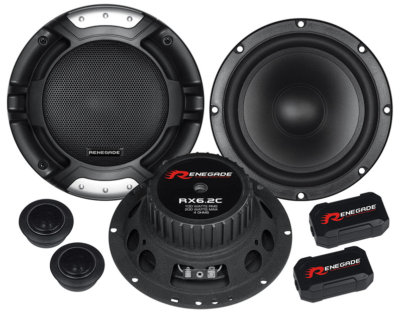 Ηχεία Renegade RX6.2C διαιρούμενα 6.5" 16.5cm 200W Max 100W RMS 