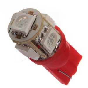 T10 4+1 SMD Red
