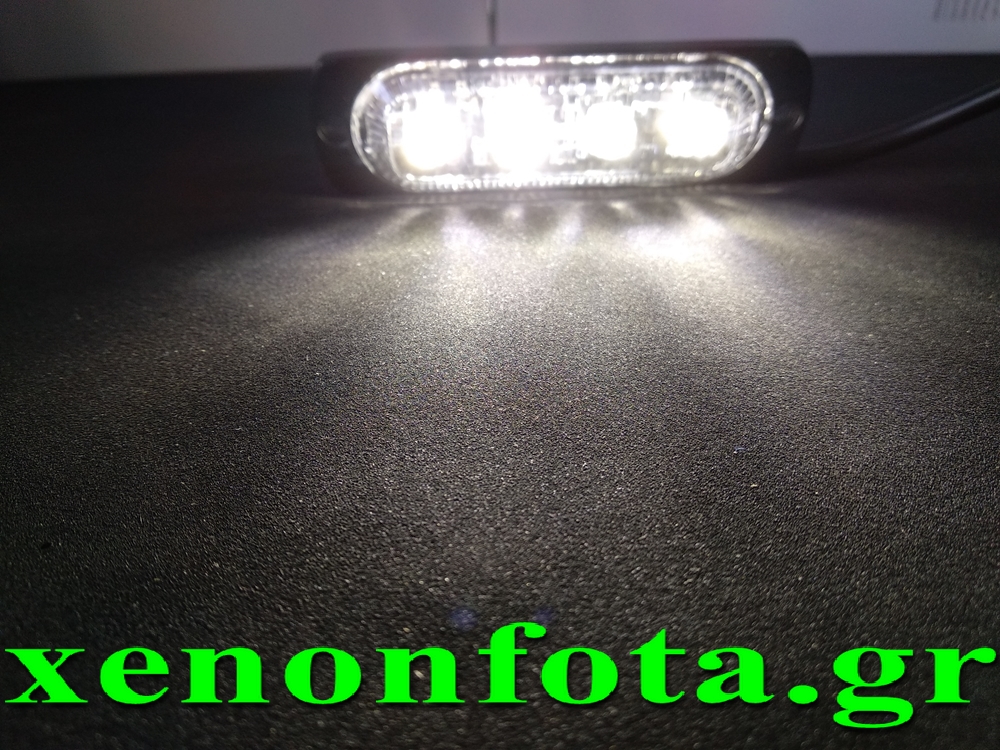 Φωτιστικό σώμα LED 12V-24V 12 Watt Λευκός φωτισμός Κωδικός XF654