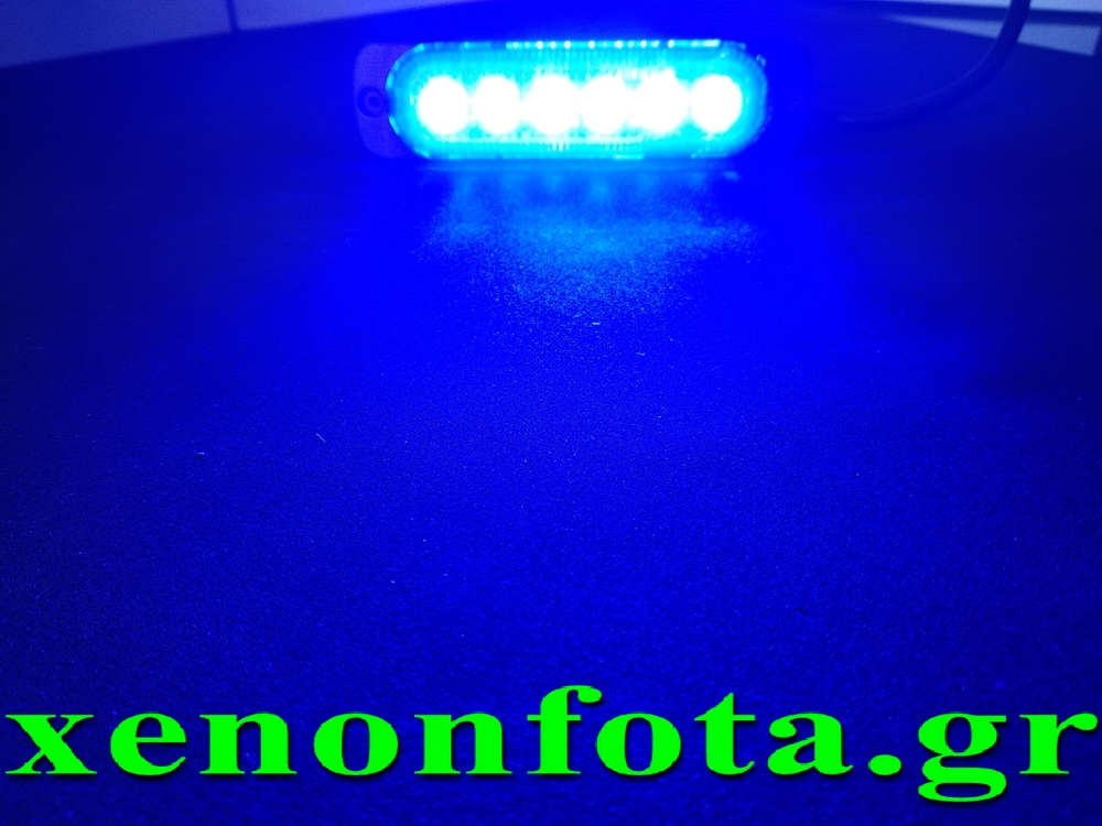 Φωτιστικό σώμα LED 12V-24V 18 Watt Μπλε φωτισμός Κωδικός XF657