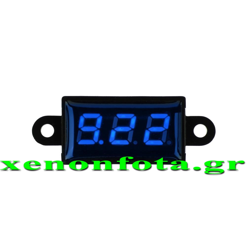 Βολτόμετρο ψηφιακό super mini αδιάβροχο 3.5-30V Μπλε ψηφία Κωδικός XF707 Τιμή: 12 ευρώ