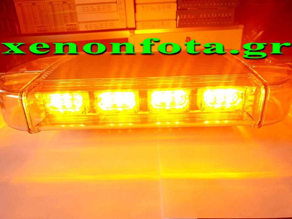 Φάρος LED 12V-24V 108 Watt Πορτοκαλί Φωτισμός Κωδικός XF715 Τιμή: 100 ευρώ