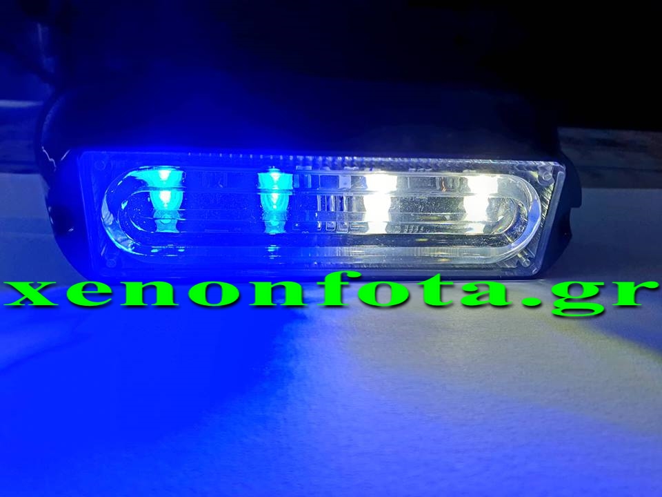 Φωτιστικό σώμα LED 12V-24V 12 Watt Μπλε/Λευκός φωτισμός Κωδικός XF731 Τιμή: 25 ευρώ