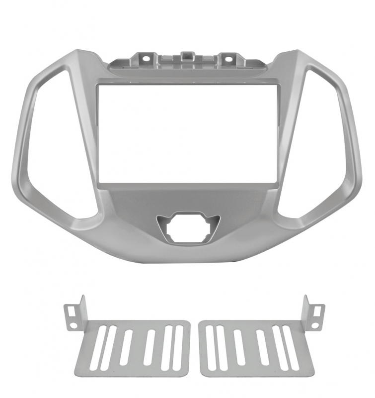 3/737 Πρόσοψη Ford Ecosport 14> Ασημί 2 DIN Kit