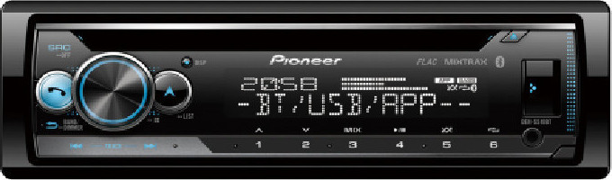 Pioneer DEH-S520BT Τιμή: 140 ευρώ 
